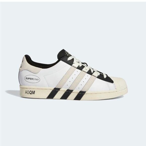 Adidas Originals Superstar GX6025‎ Men’s Shoes Black CreamWhite Sneakers